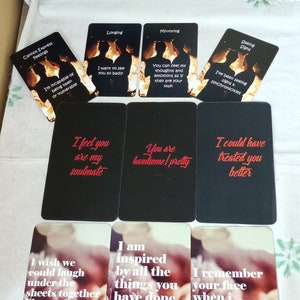 Mesmo dia/Twinflame 10 cartas Love Spread Combo 14/foto de 10 cartas/autoleitura/serviço digital/mesma hora/*não compra de baralho/sem interpretações