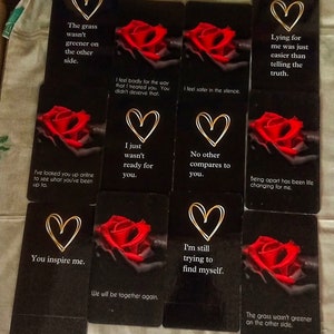 Gleicher Tag/Twinflame 12 Karten Love Spread Combo 1/12 Karten/Selbst lesen/Digitaler Service/Same Hour/*Not Deck Kauf/No Interpretations