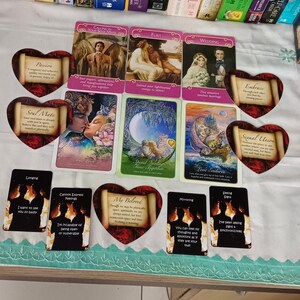 Same Day/Twinflame 15 kaarten Love Spread-combinatie 16/pic of 15 kaarten/Zelflezen/Digitale service/Same Hour/*Geen kaartverkoop/Geen interpretaties