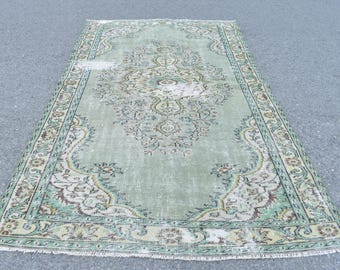 Vintage rug, Turkish rug, Handmade rug, Large rug, Anatolian rug, 5.1 x 9 ft  Oriental rug, Bohemian rug, Wool rug , Boho decor RL7159