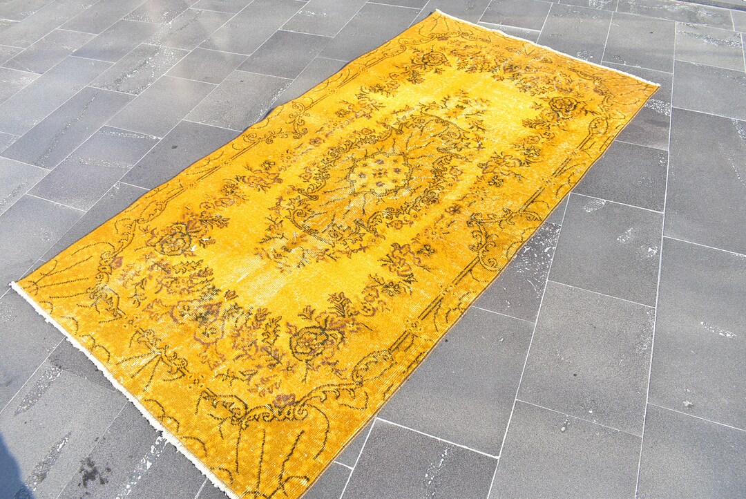 Turkish Area Rug, Handmade Wool Rug, Vintage Rug, Bohemian Rug, Boho ...