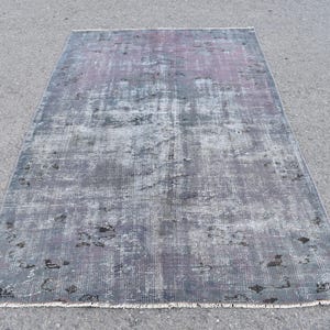 Turkish oushak rug, Vintage floor rug, Handmade rug, Kidsroom rug, Bohemian rug, Home decor, Oriental rug, Rustic rug, 4.5 x 7.3 ft RL7765