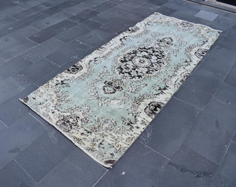 Alfombra bohemia, alfombra turca, alfombra vintage, alfombra para pasillo, alfombra para entrada, alfombra bohemia de 1,1 x 2,5 m, alfombra anatolia, alfombra para decoración de bodas, RL8826