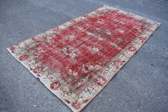 トルコ絨毯、大型絨毯、ヴィンテージ ウシャク絨毯、送料無料 5.3 x