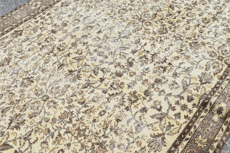 Turkish Rug, Boho Rug, Vintage Rug, Oriental Rug, Free Shipping 6.9 X 9