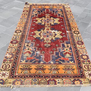 bohemian rug , handwoven kilim rug , turkish kilim  rug Free Shipping 3.7 x 7.8 ft vintage kilim rug ,  large  wool rug , tribal rug RLO0556