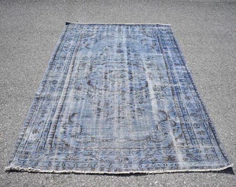 decorative rug , handmade kilim rug , wool natural rug , Free Shipping 5.7 x 7.8ft turkey rug , bohemian rug , rustic rug , RL9288
