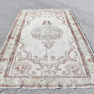 Turkish rug, Vintage rug, Oversize rug, Livingroom rug, 5.2 x 9.1 ft Kitchen rug, Bohemian rug, Unique rug, Boho decor rug, Carpet  RL7680