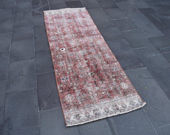 small kilim rug, vintage kilim rug, turkish kilim rug Free Shipping 2.4 x 6.8 ft wool kilim rug decorative kilim rug, boho decor rug RL9470