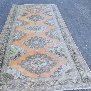 hallway rug, oushak rug, turkish rug, area rug Free Shipping 4.8 x  12.5 ft boho decor rug  oriental rug anatolian rug runner rug RL3085