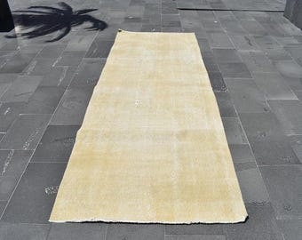 Turks rustiek tapijt, karpet, boho tapijt, gratis verzending 3,6 x 9,7 ft vloerkleed, anatolisch tapijt, stamtapijt, oushak-tapijt, vintage tapijt RL9347