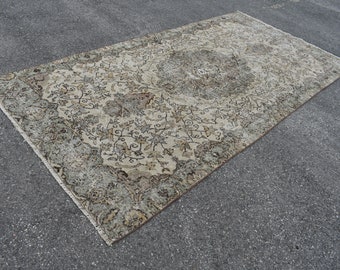 Home decor rug, Turkish rug, Large rug, Vintage rug, Diningroom rug 5.1 x 10 ft Oriental rug, Floor rug, Bohemian rug, Organic rug RL6337