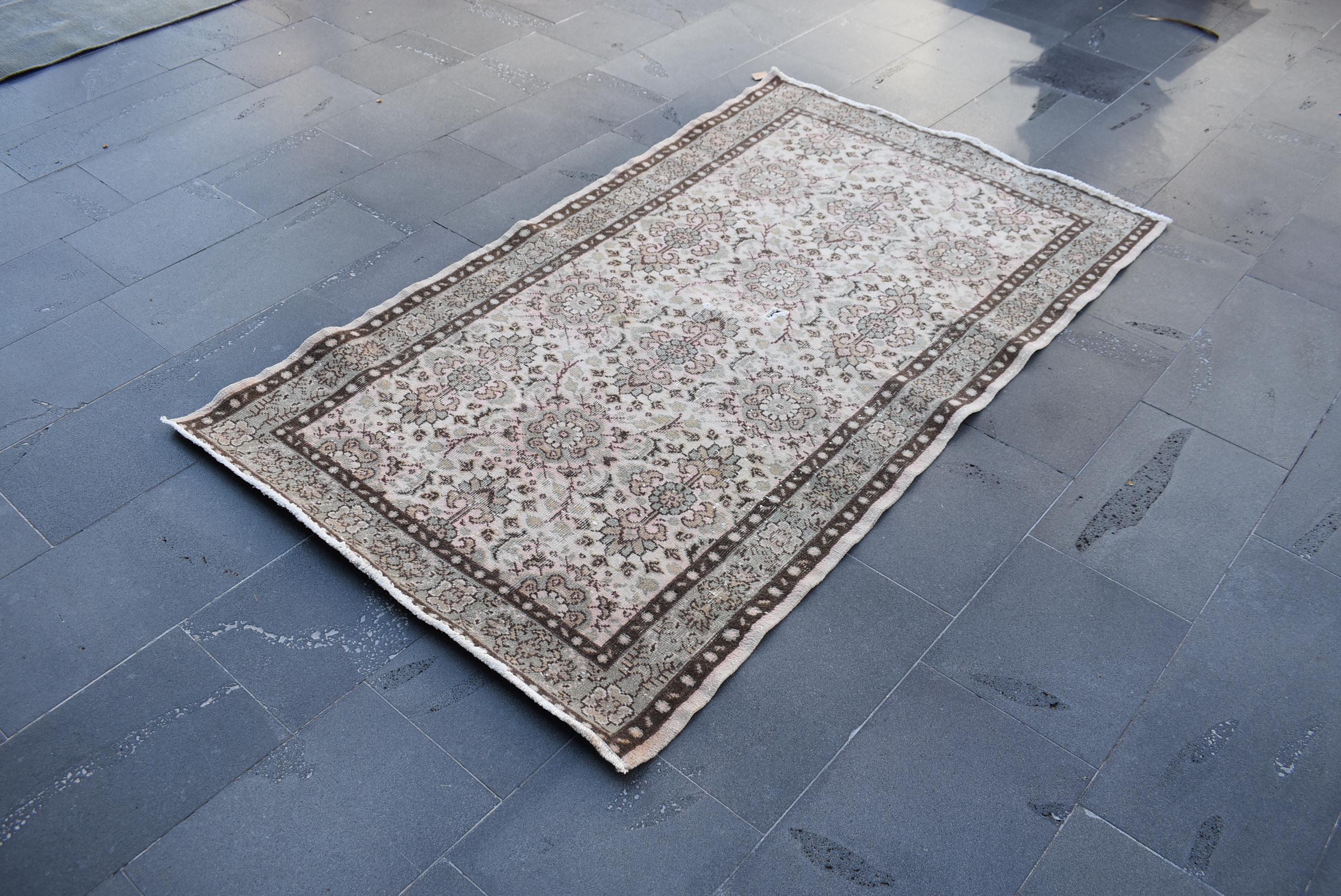 Decorative Wall Rug, Free Shipping 3.8 X 6.4 Ft Handmade Vintage