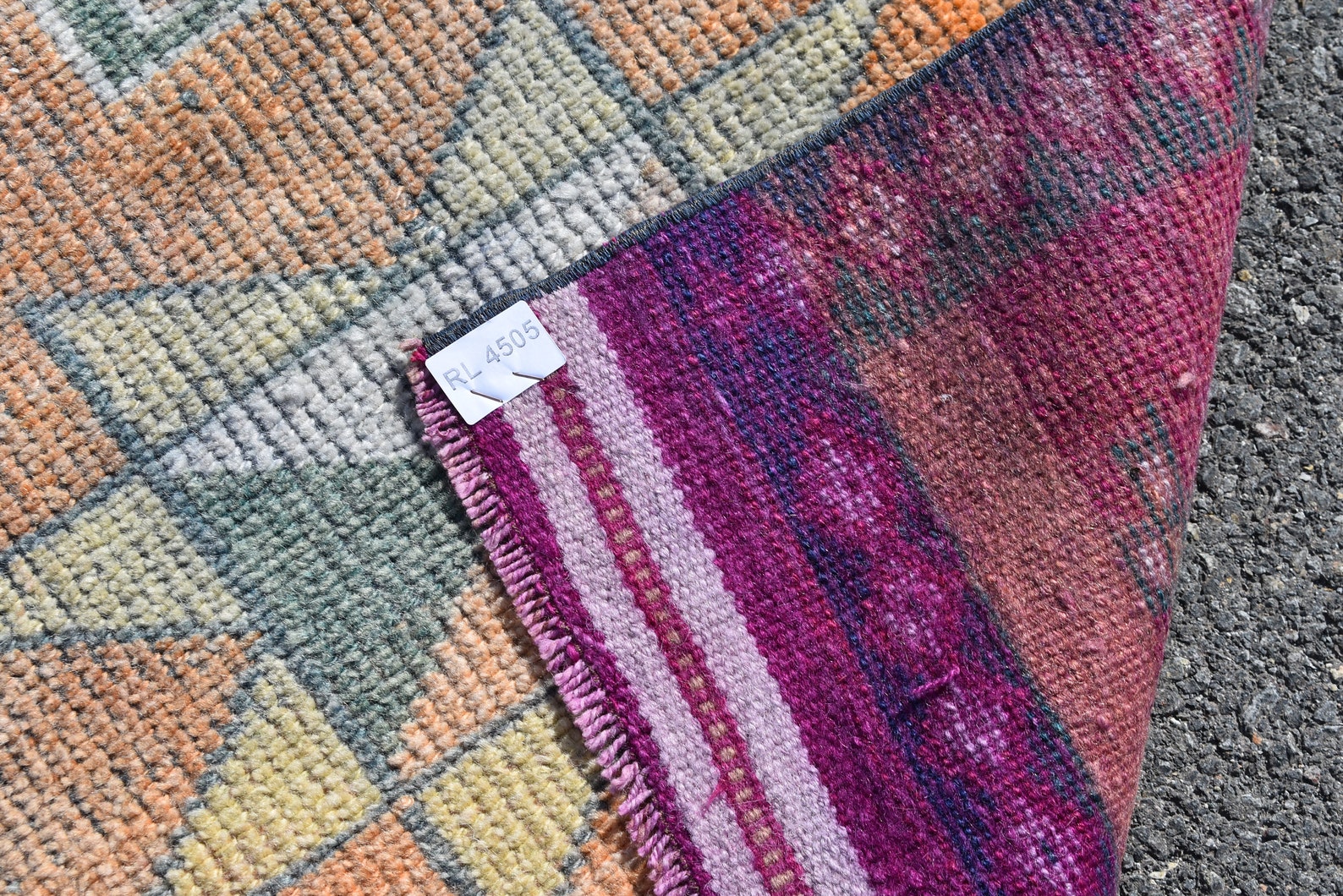 Turkish rug Vintage rug Corridor rug Runner rug Herki rug Etsy