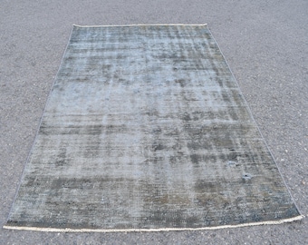Turkish rug, Area rug, Bedroom rug, Vintage rug, Oriental rug, Oushak rug, Tribal rug, Handmade rug, 4.6 x 8 ft Bohemian rug, RL7846