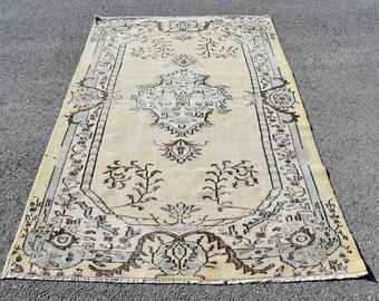 oushak rug, bohemian rug, turkish area rug, vintage rug, Free Shipping 5.0 x 7.8 ft area rug turkey rug,oriental rug vintage rug RL2617