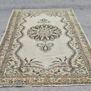Turkish rug, Home decor rug, Vintage rug, Large rug, Diningroom rug 5.5 x 9 ft Oriental rug, Floor rug, Bohemian rug, Wool rug RLO1814