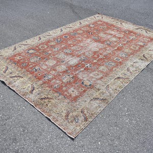 Bedroom Rug, Turkish Rug, Oversize Rug, Vintage Rug, Tribal Rug, Bohemian Rug, Home Decor, Handmade rug, Oriental Rug, 6.6 x 10.4 ft RL9281