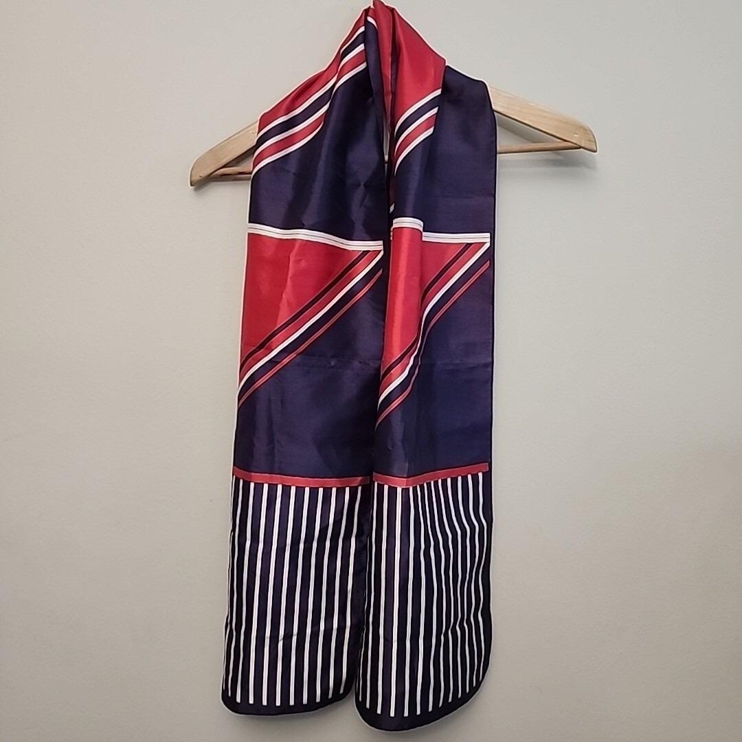 Foulard Acétate Vintage 77x78 Cm - Vert - Occasion - Sans Marque