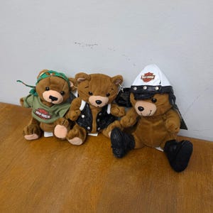 Harley Davidson Teddy Bear - Etsy