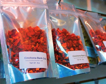 Corteza de quina - 113 g (4 oz) Cinchona silvestre / Hierbas orgánicas / Té de quinina