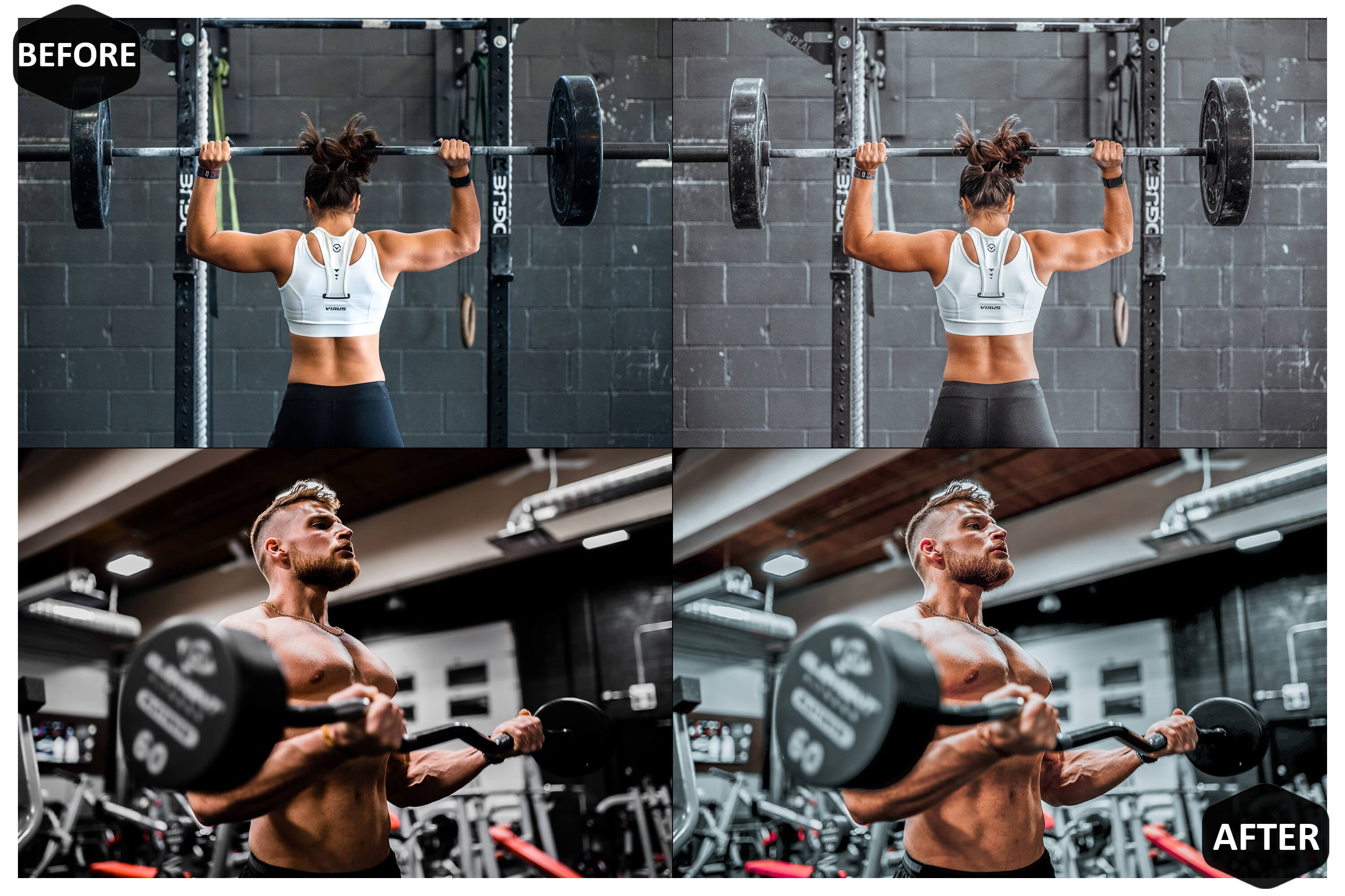10 Fitness Actions ACR Presets Bodybuilding Ps Etsy UK