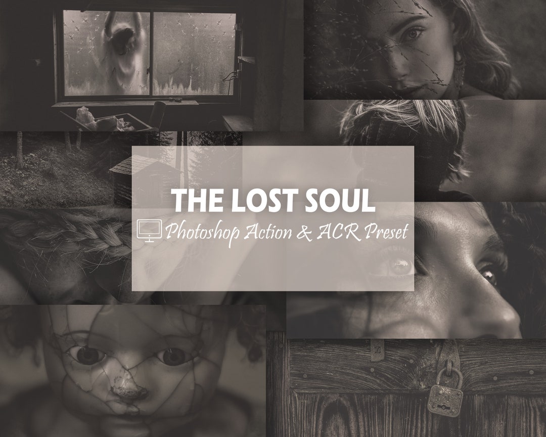 Lost Blogger 12 the Lost Soul Photoshop Actions and ACR Presets, Mysterious Blogger ...
