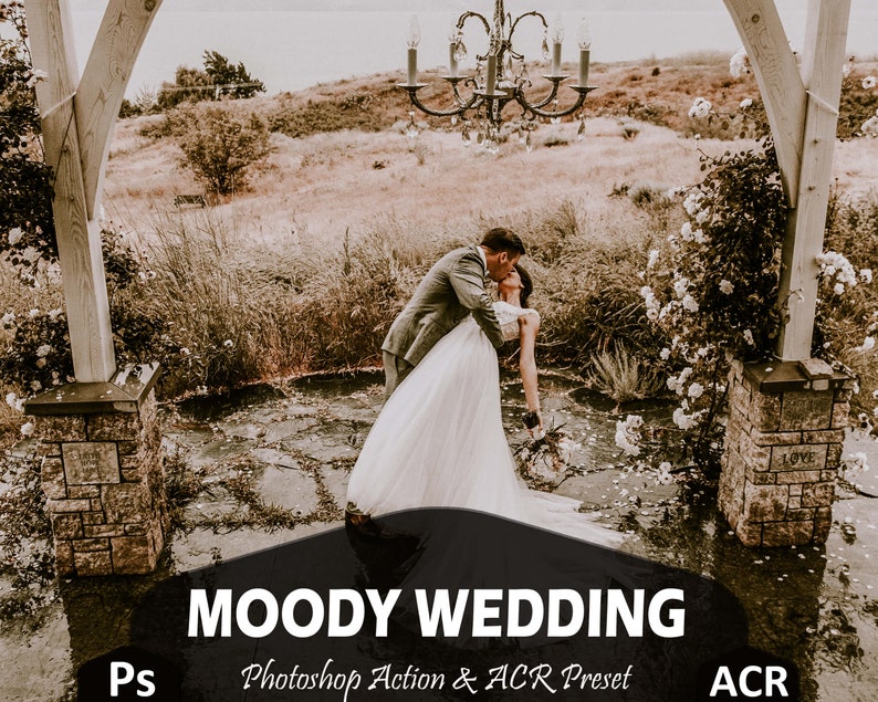 10 Moody Wedding Photoshop Actions And Acr Presets Fall Ps Etsy