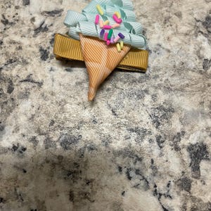 ice cream hair clip