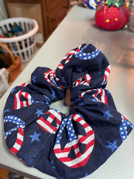 peace scrunchie