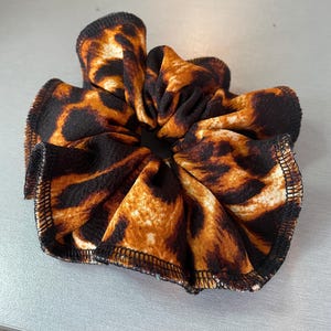 leopard big scrunchie