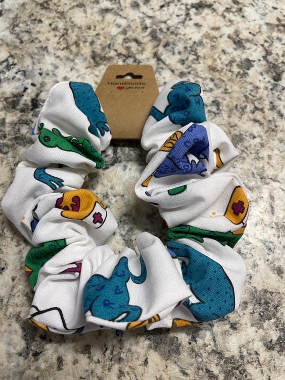 medical pattern scrunchies