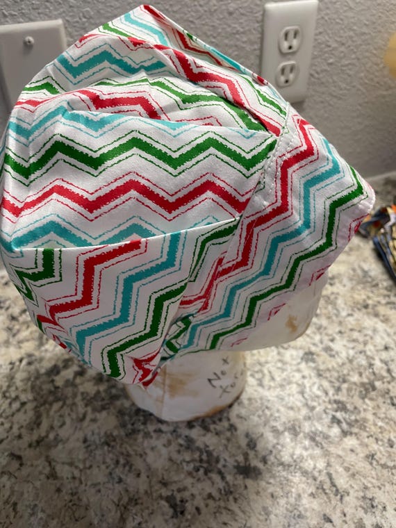poofy scrub hat