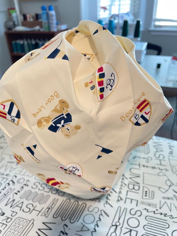 Puffy Bear scrub hat