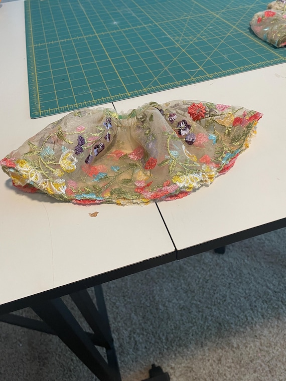 embroidery scrunchies