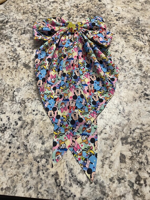 mikey and minnie fancy hair clip