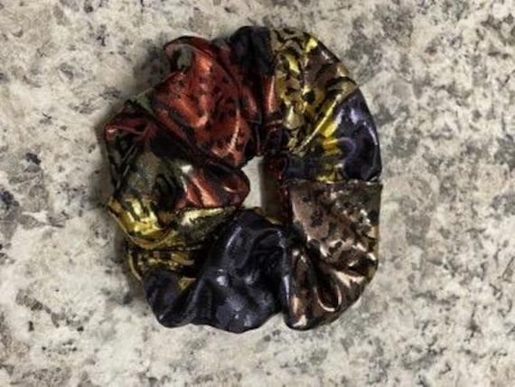 big colorful scrunchie