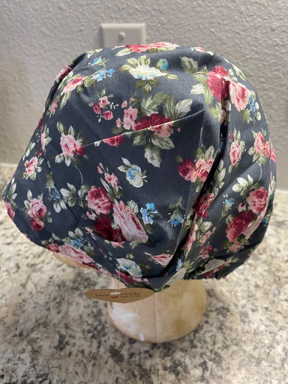 poofy scrub hat