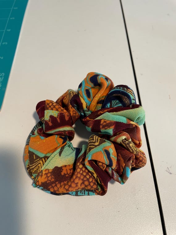 Big Colorful Scrunchie: Summer Hair Accessory