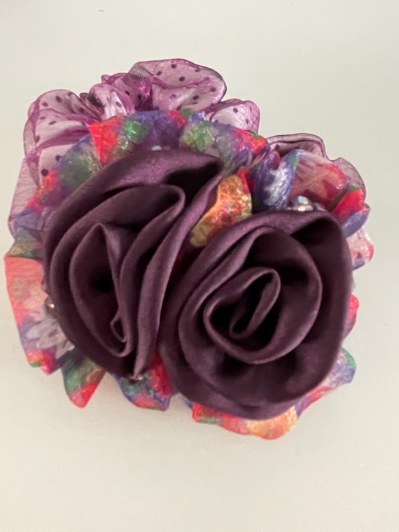 big beaded scrunchie