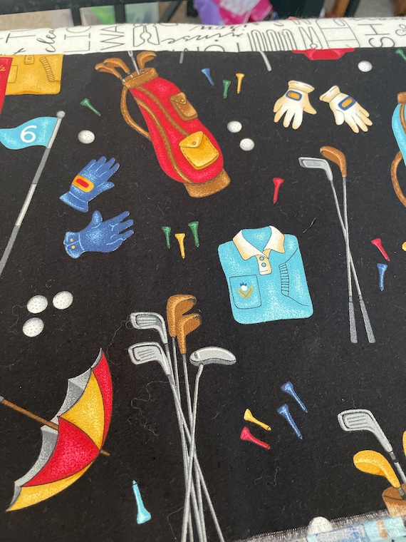 Golf tie back scrub hat