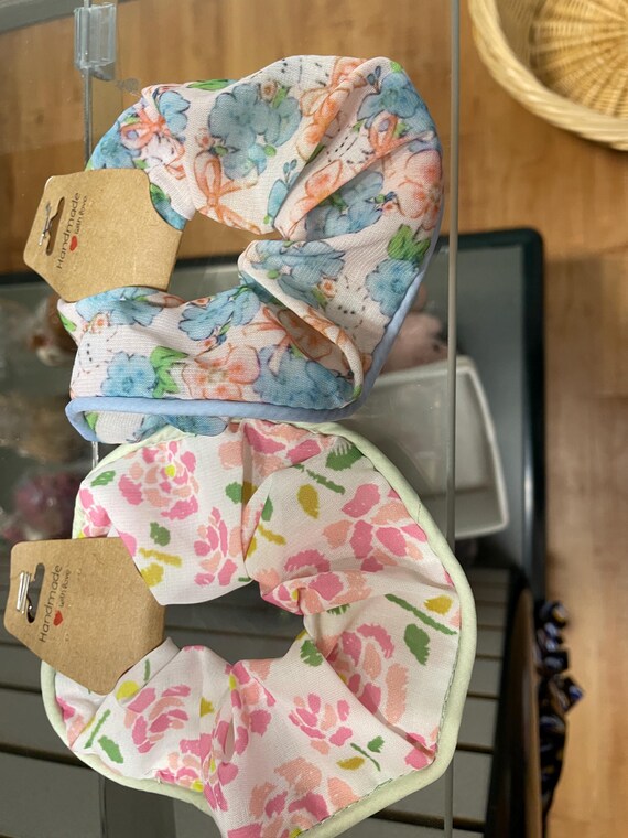 pastel scrunchies