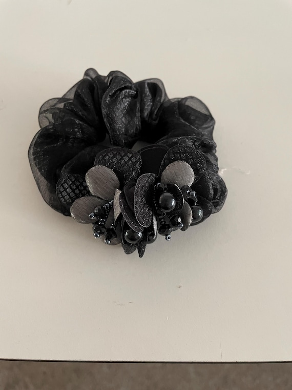 big beaded scrunchies