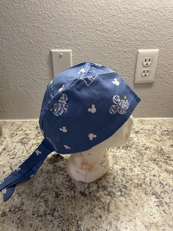 mickey mouse scrub hat