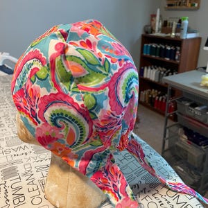 tie back scrub hat