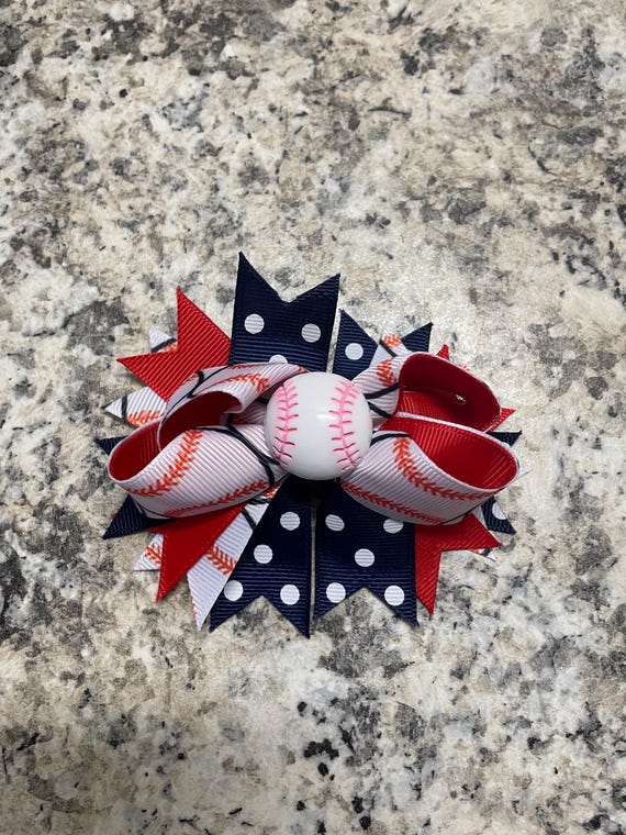 baseball hair clip