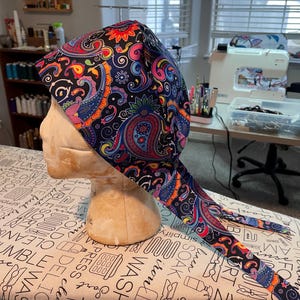 tie back scrub hat