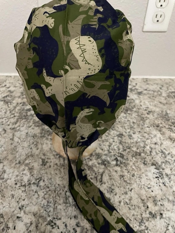 camo scrub hat