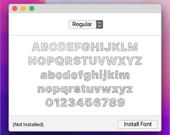 Fiesty Bubbles Font – Playful Bubble Letters Display Font for Kids, Cricut, Stickers, Party Designs