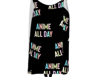 Anime All Day Fleece Sherpa Blanket | Anime Blanket | Anime Bedding
